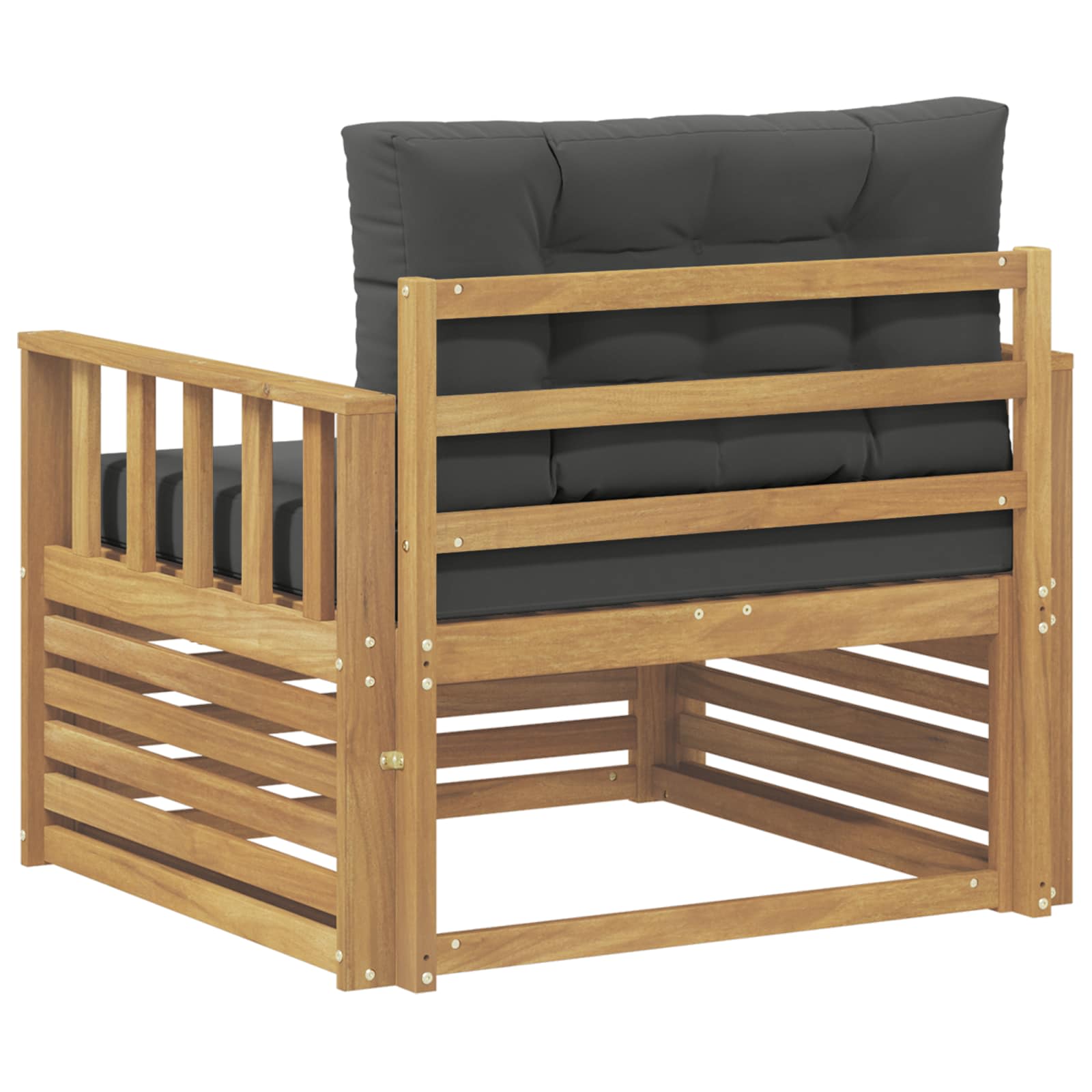 2 Stück Outdoor-Sofa Natur
