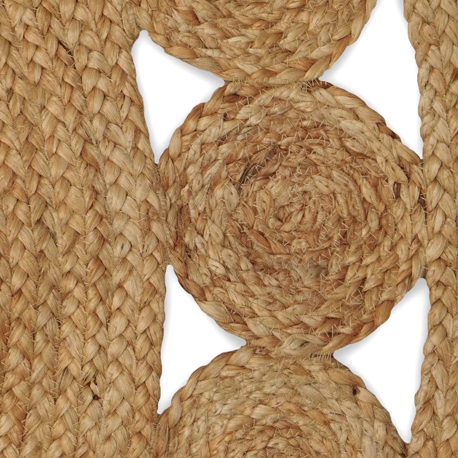 Bereichsteppiche Natur Ø 120 cm Jute