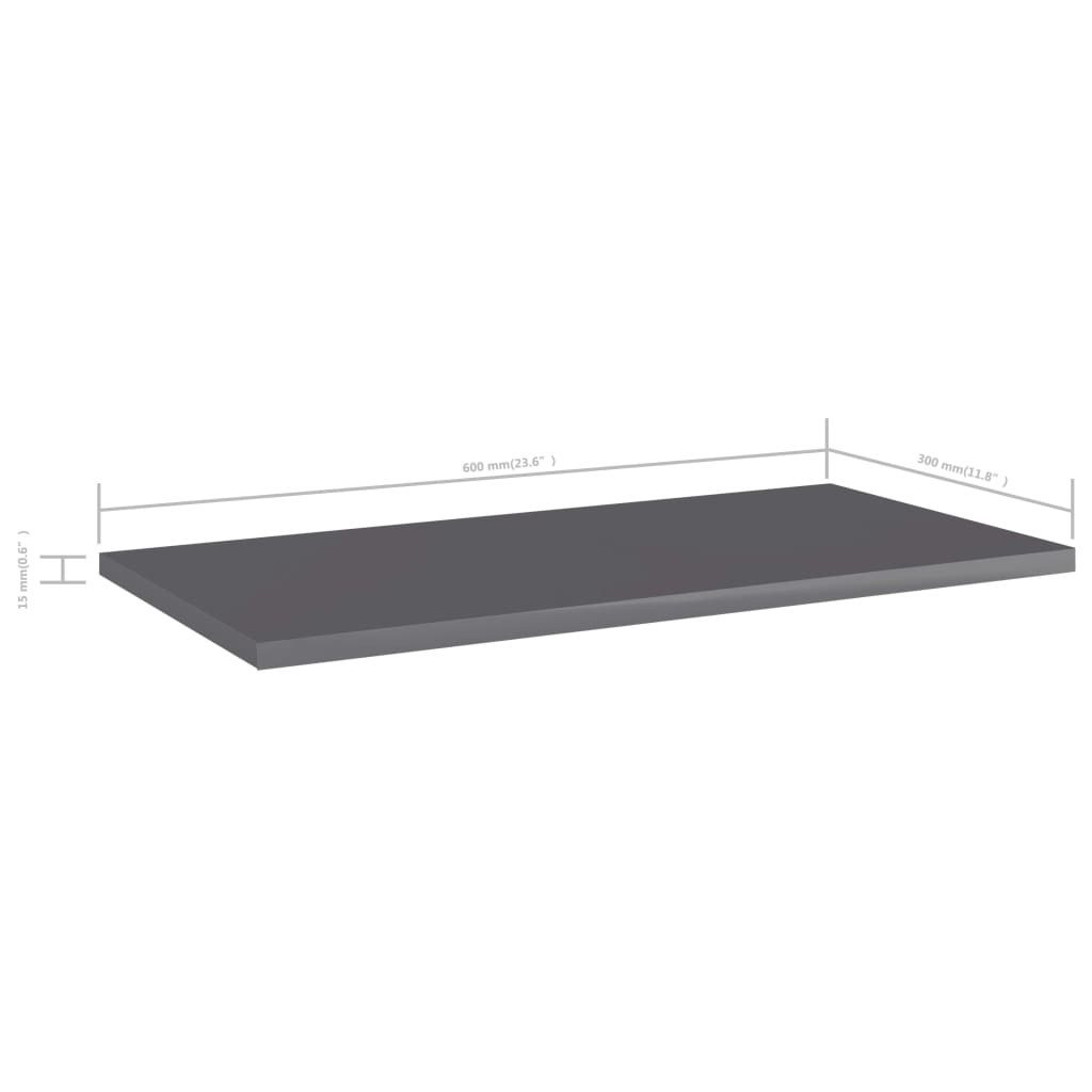 Bücherregal-Bretter 4 Stk. Weiß 40x10x1,5 cm Holzwerkstoff