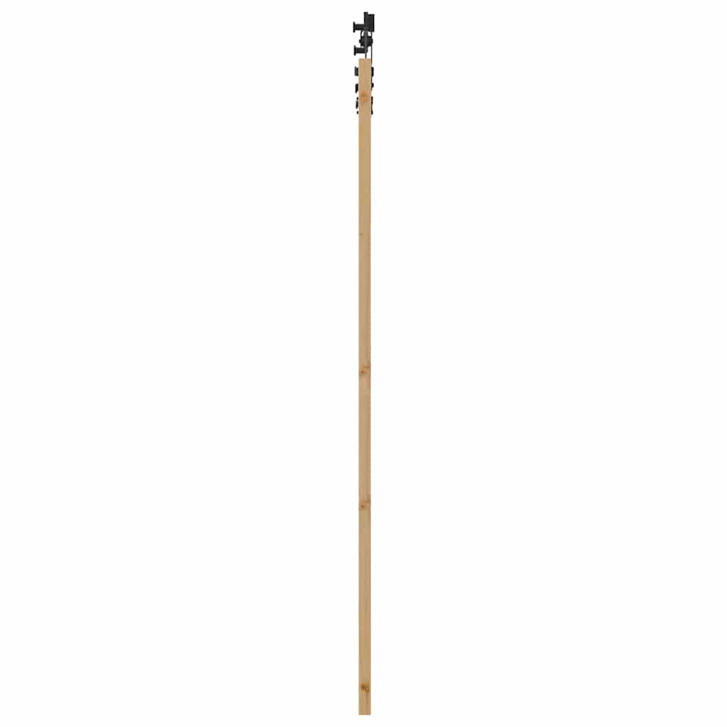Schiebetür ORKDAL Natürlich und Schwarz 61 x 198,5 cm