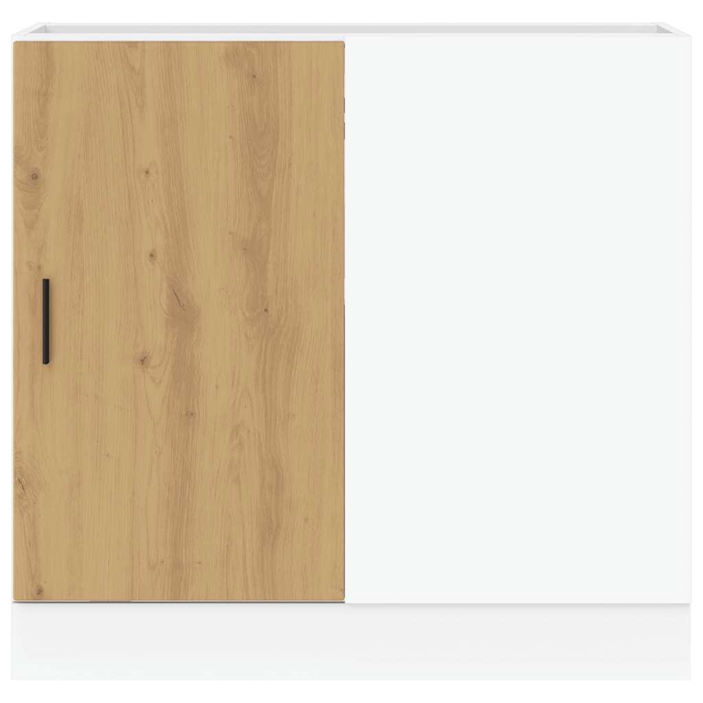 Unterschrank Lyon Weiß 60x46x81,5 cm Holzwerkstoff