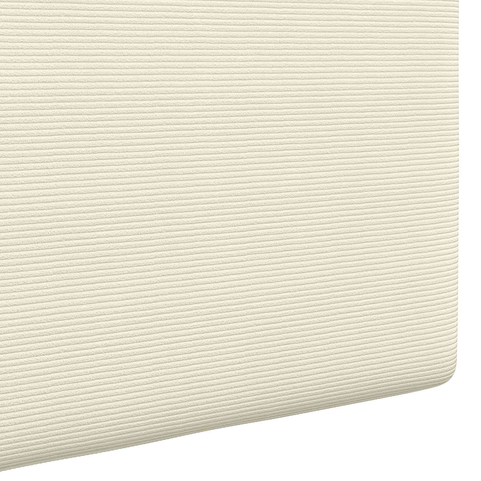Hängendes Kopfteil Mit LED Licht Hellgrau Cordstoff
