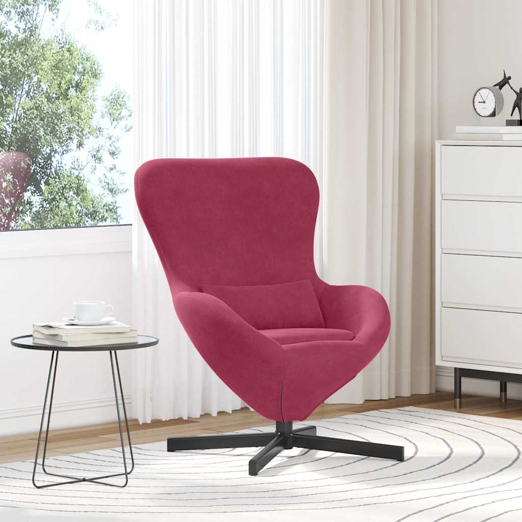 Eiersessel Blau 63 x 73 x 90 cm Samt