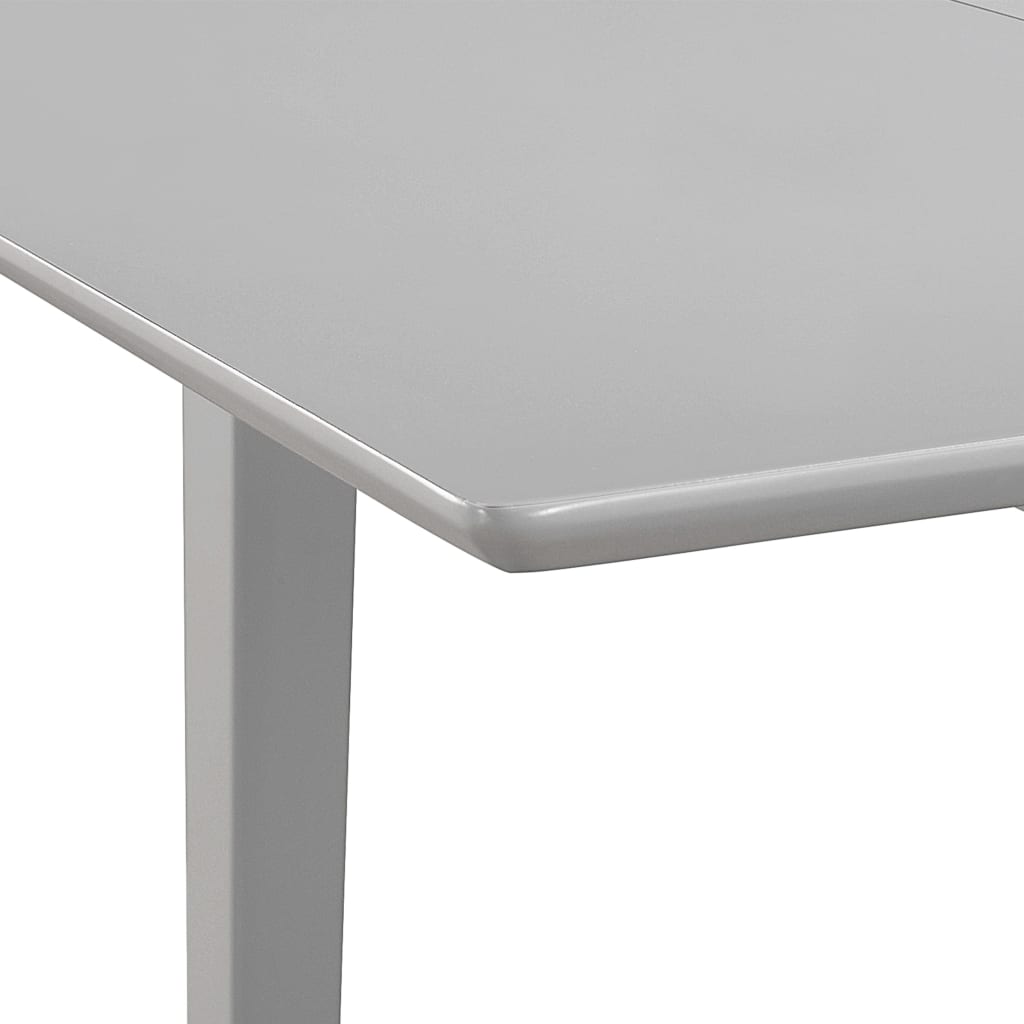 Esstisch Ausziehbar Weiß (80-120)x80x74 cm MDF