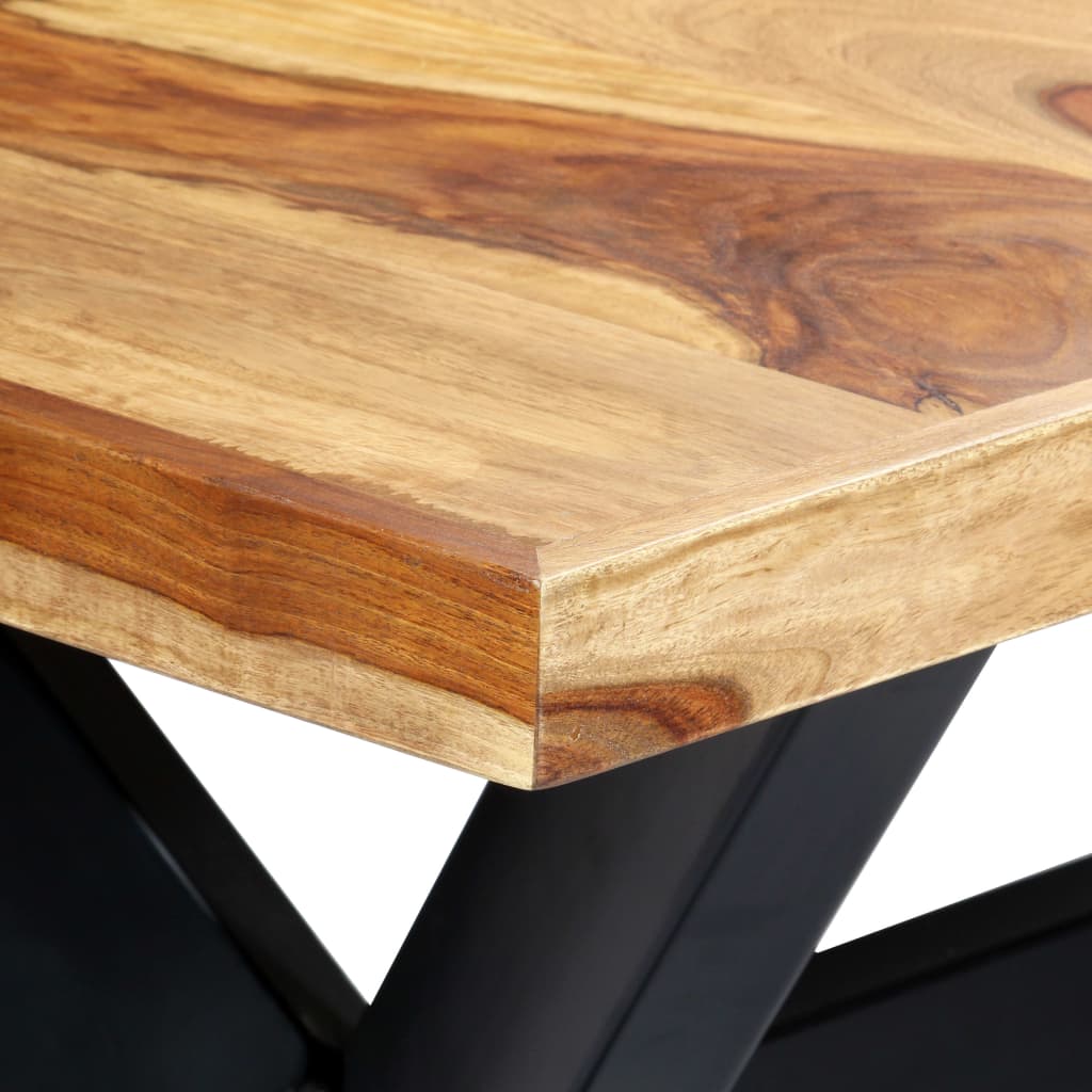 Esstisch Massivholz Mango und Stahlgestell 180 cm