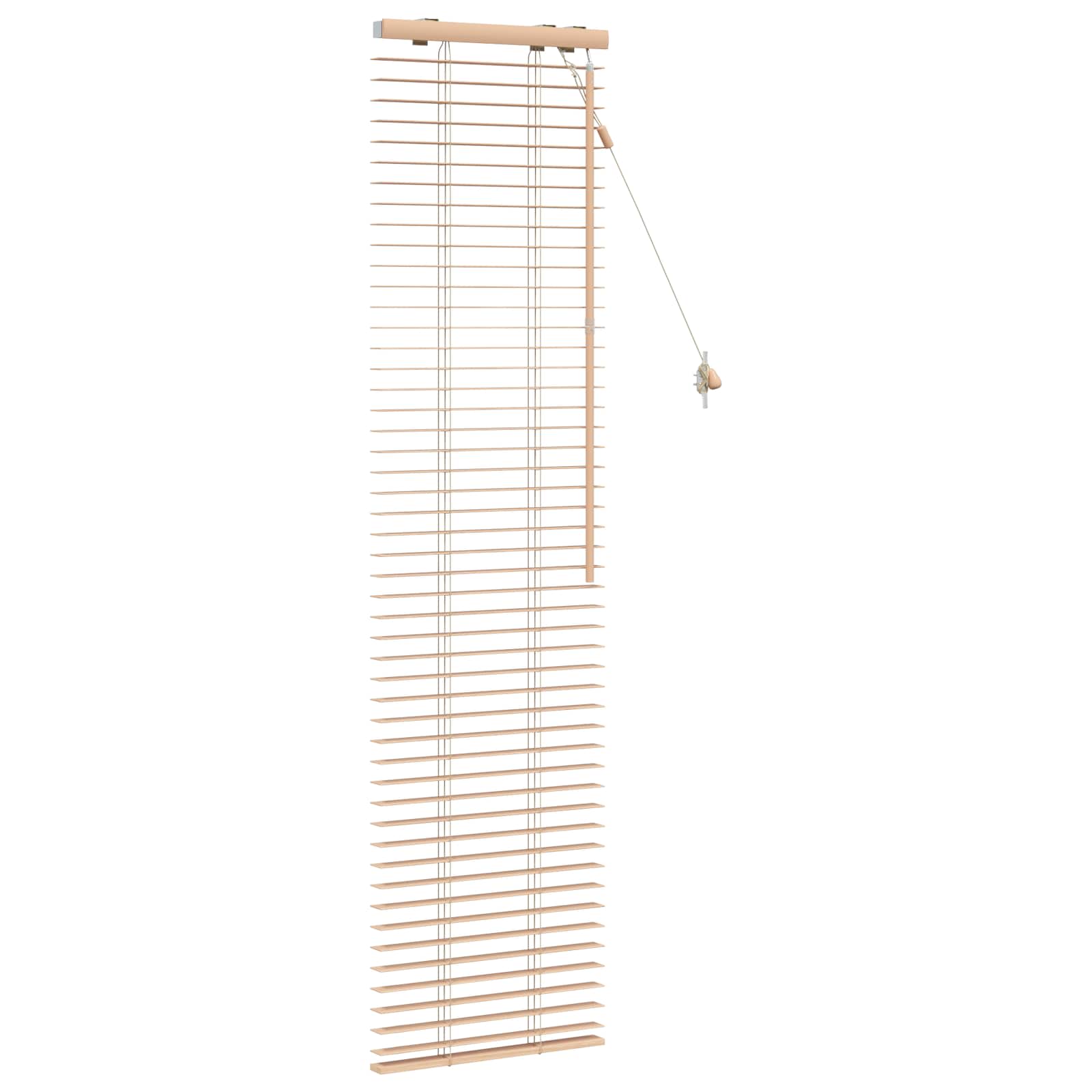 Jalousie Eichenoptik 40 x 130 cm 35 mm Massives Paulownia-Holz