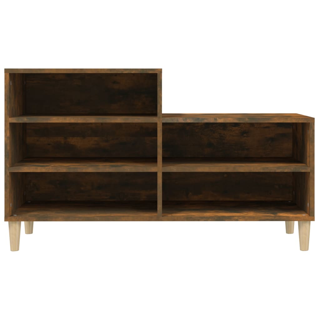 Schuhregal Weiß 102x36x60 cm Holzwerkstoff