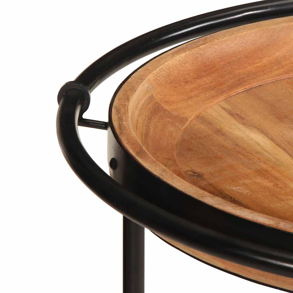Beistelltisch Ø55x60 cm Massivholz Mango