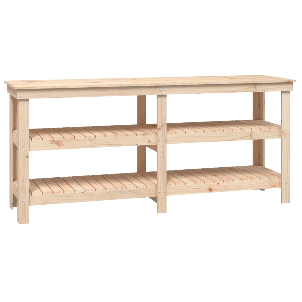 Werkbank 78,5x50x80 cm Massivholz Kiefer
