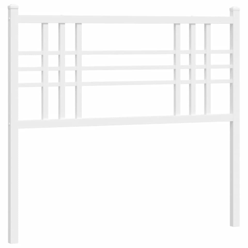 Ersatz-Kopfteil Metall Schwarz 100 cm