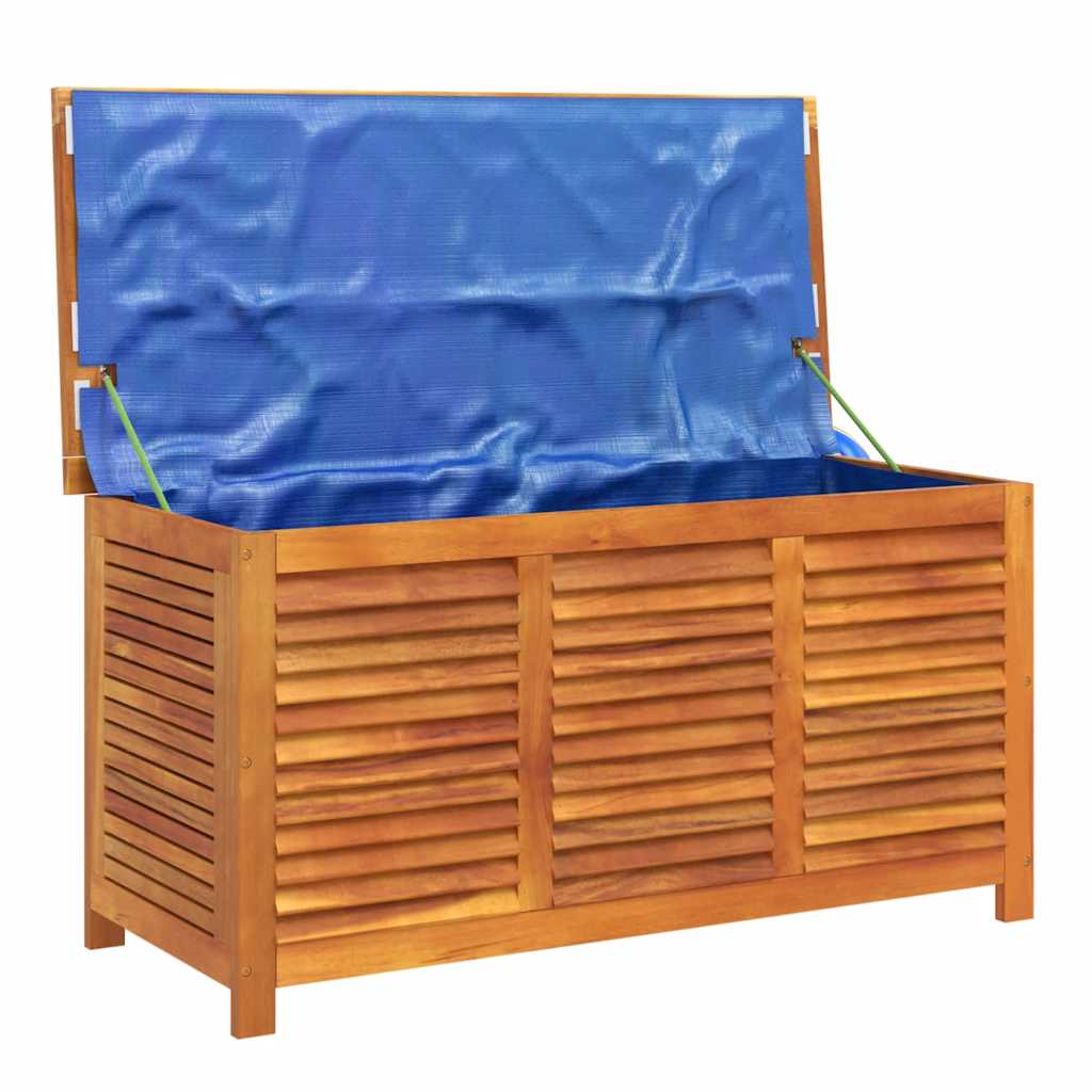 Gartenbox mit Lüftungsschlitzen 60x50x56 cm Massivholz Akazie