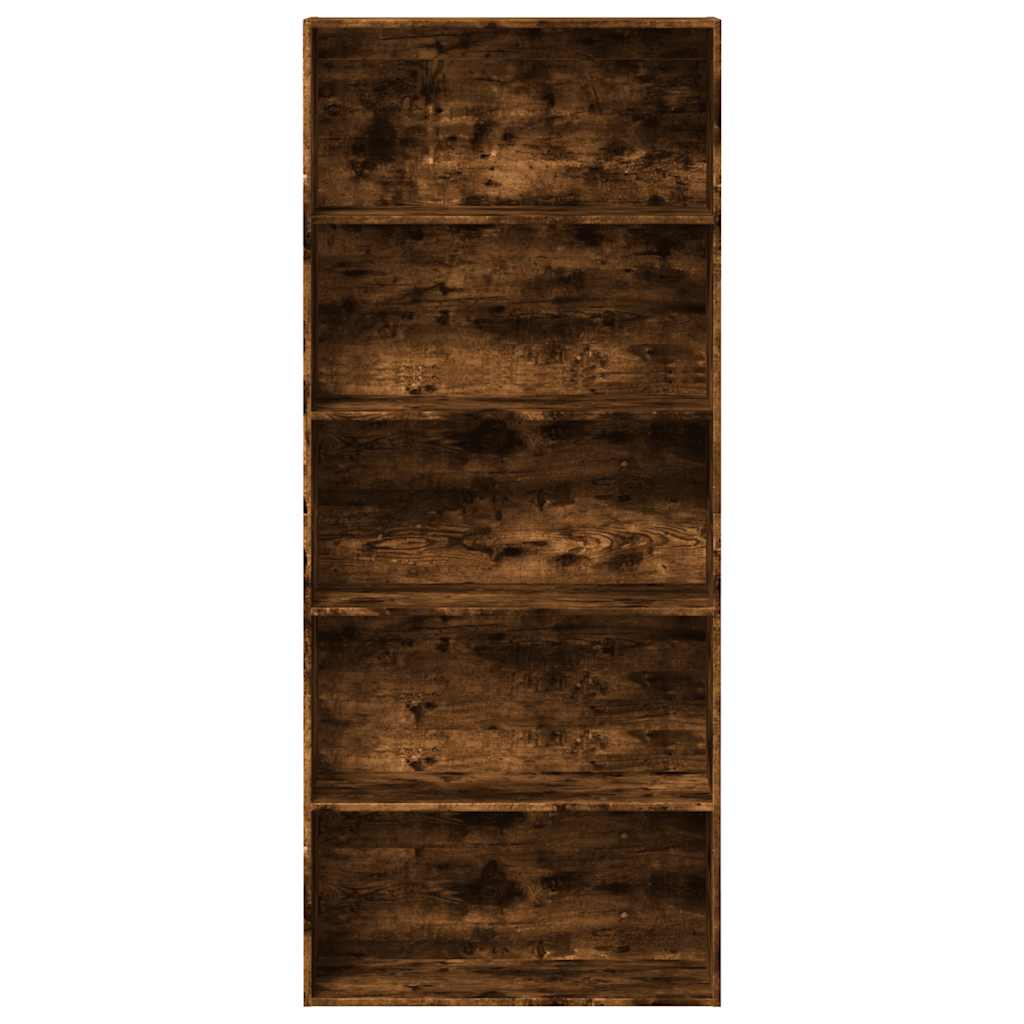 Bücherregal Weiß 80x30x189 cm Holzwerkstoff