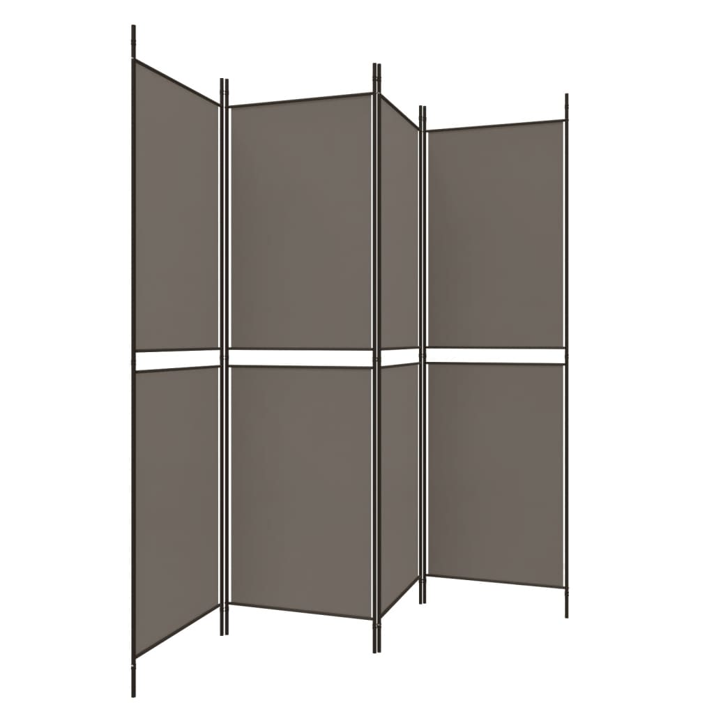 3-teiliger Raumteiler Beige 150 x 180 cm Stoff