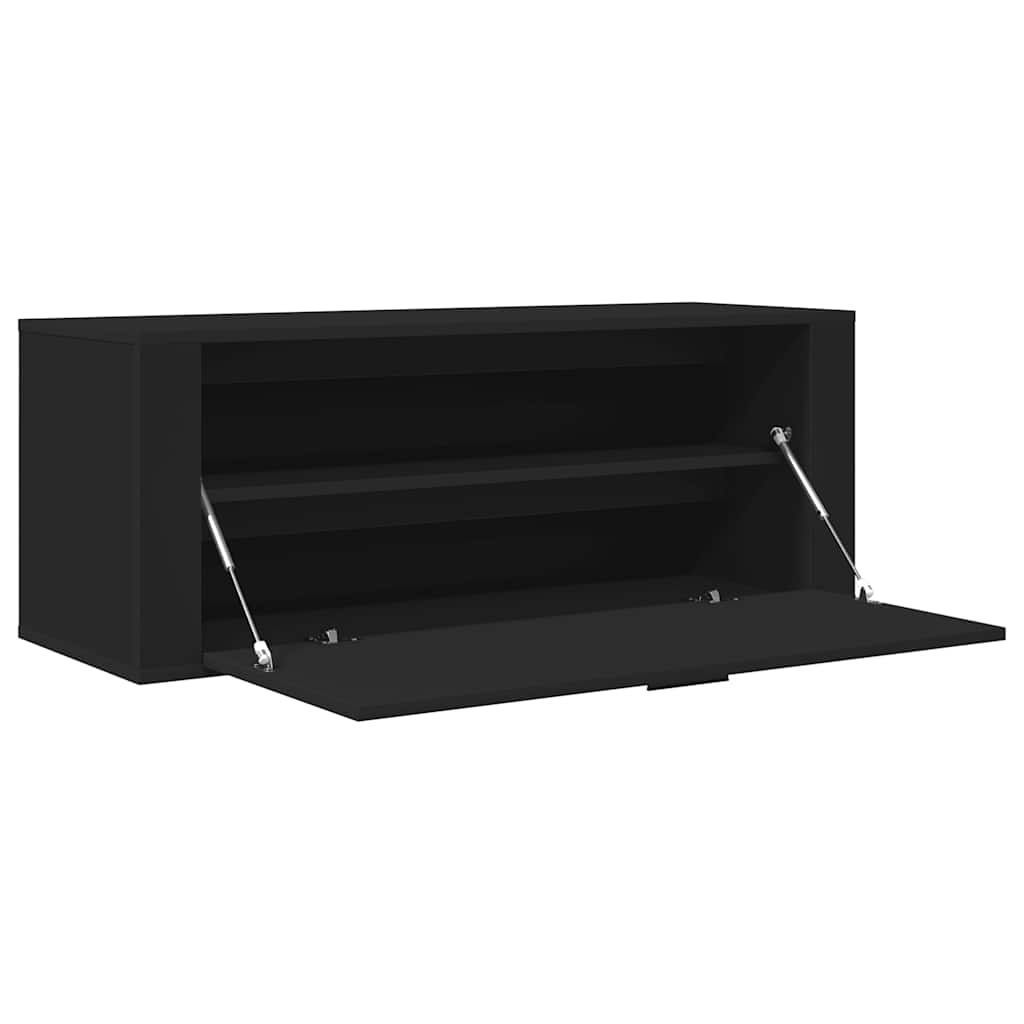 Wand-Schuhschrank Weiß 100x35x38 cm Holzwerkstoff