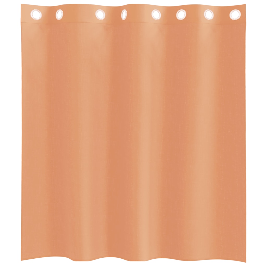 Voile Vorhänge mit Ösen 2 Stk. Apfelgrün 140x140 cm