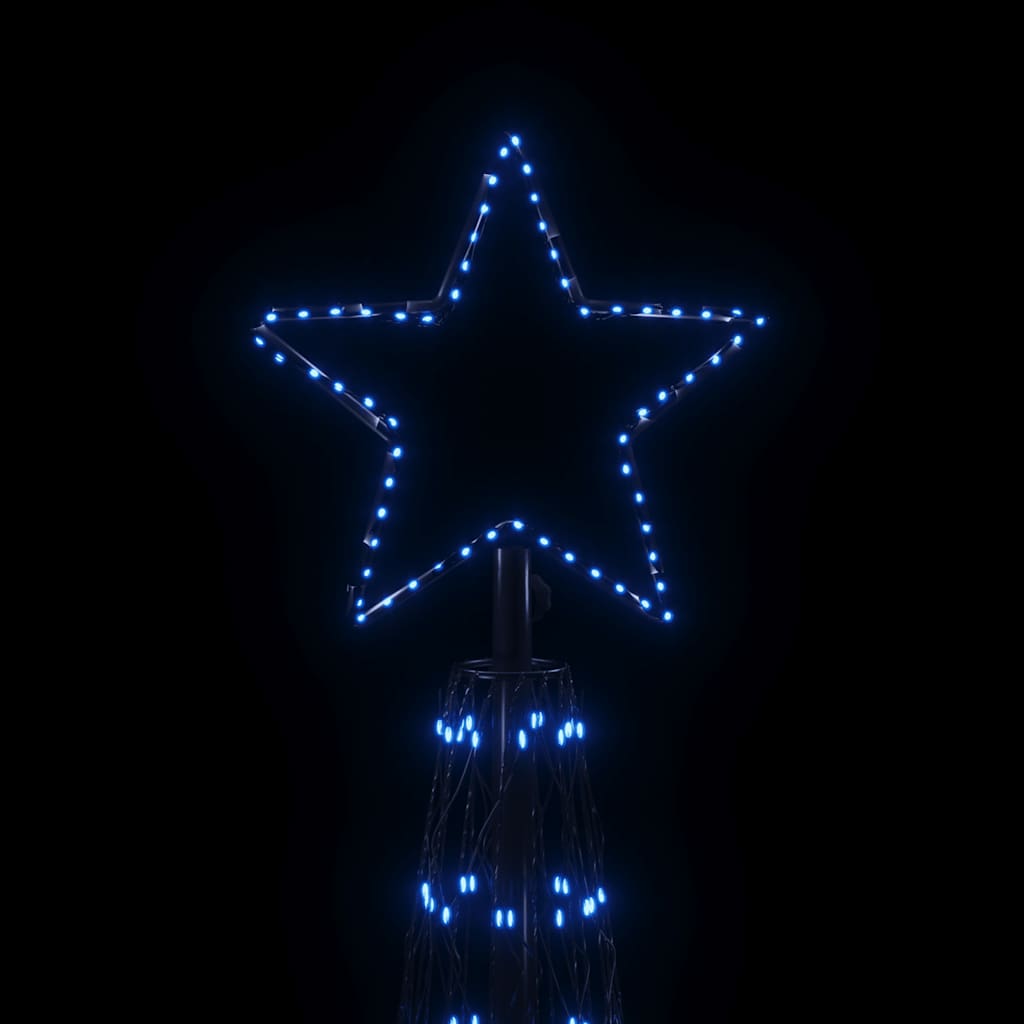 LED-Weihnachtsbaum Kegelform Kaltweiß 1400 LEDs 160x500 cm