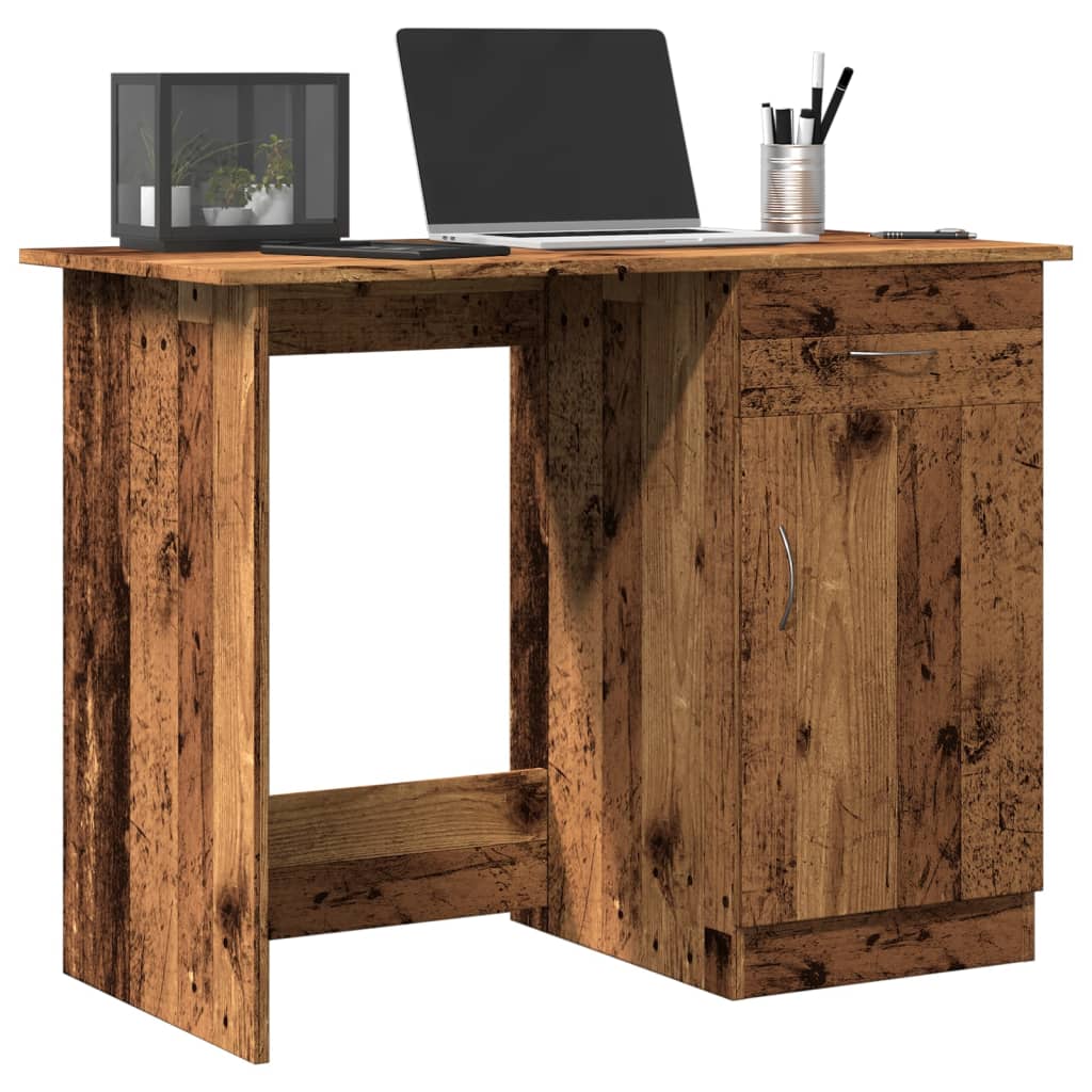 Schreibtisch Weiß 100×50×76 cm Holzwerkstoff