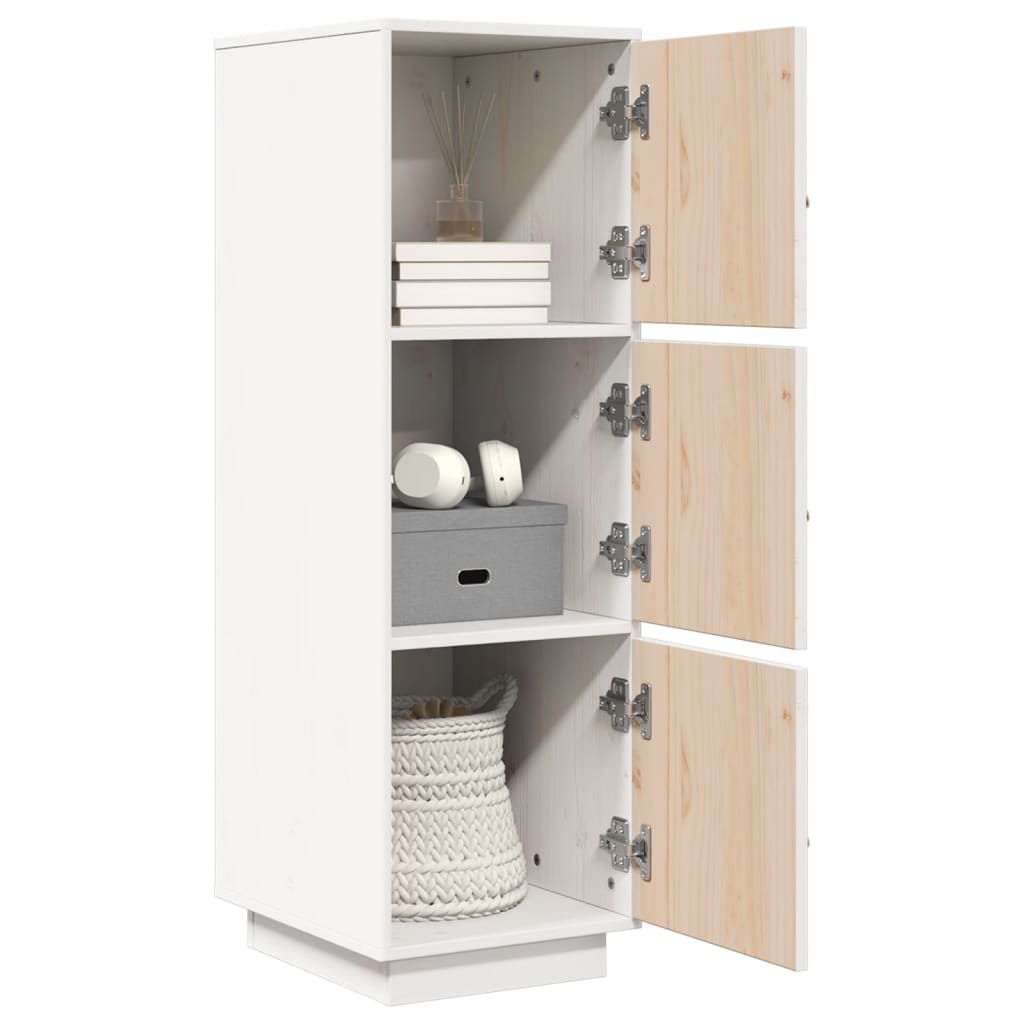 Highboard 34x40x108,5 cm Massivholz Kiefer