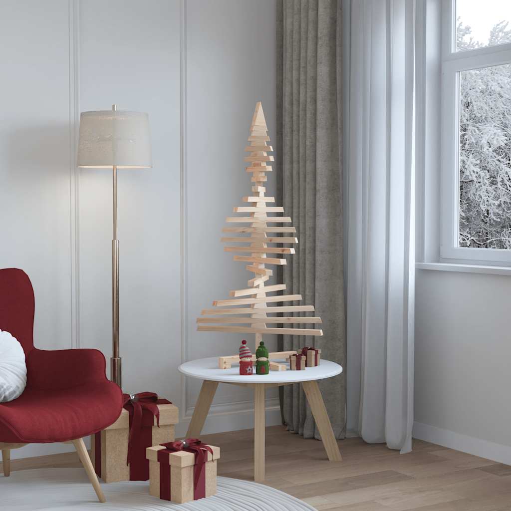 Weihnachtsbaum Holz zum Schmücken 60 cm Massivholz Kiefer