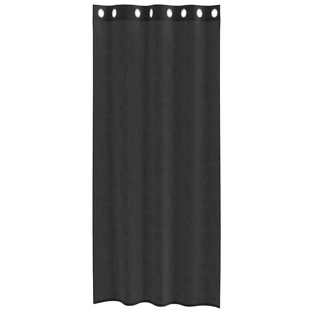 Voile Vorhänge mit Ösen 2 Stk. Apfelgrün 140x140 cm