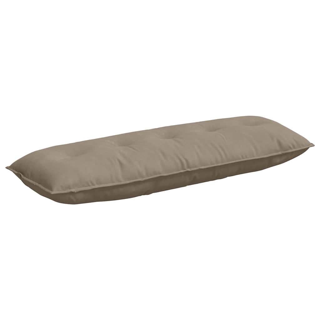 Rückenkissen Taupe 50 x 45 cm Mikrofaserstoff