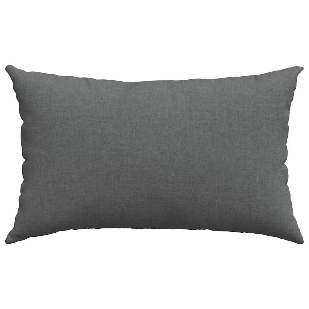 Sofakissen 2 pcs Hellgrau 50 x 30 cm Stoff