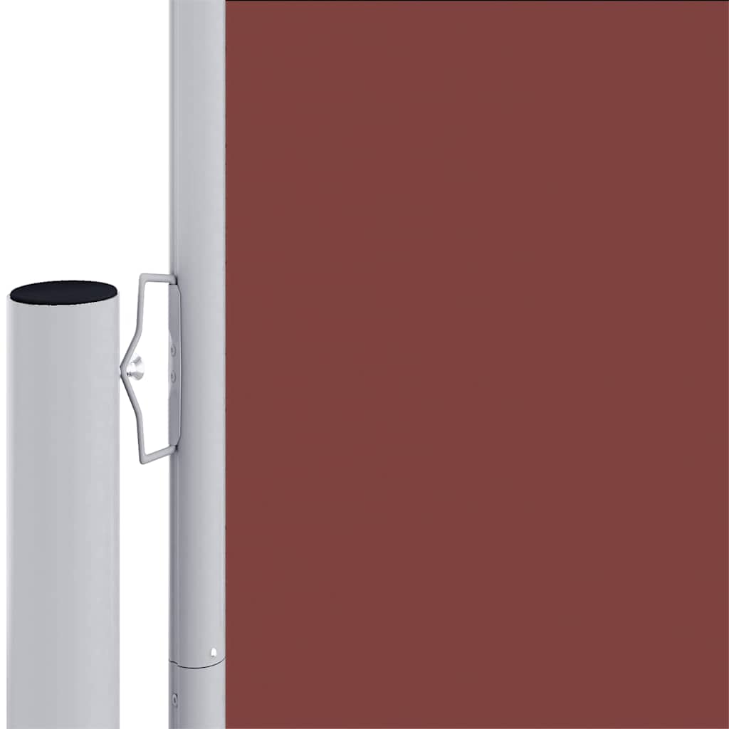 Ausziehbare Seitenmarkise 160×600 cm Braun