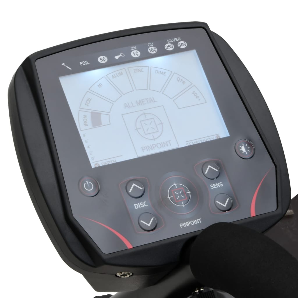 Metalldetektor 18 cm Suchtiefe Pinpoint und Auto-Tune-Funktion