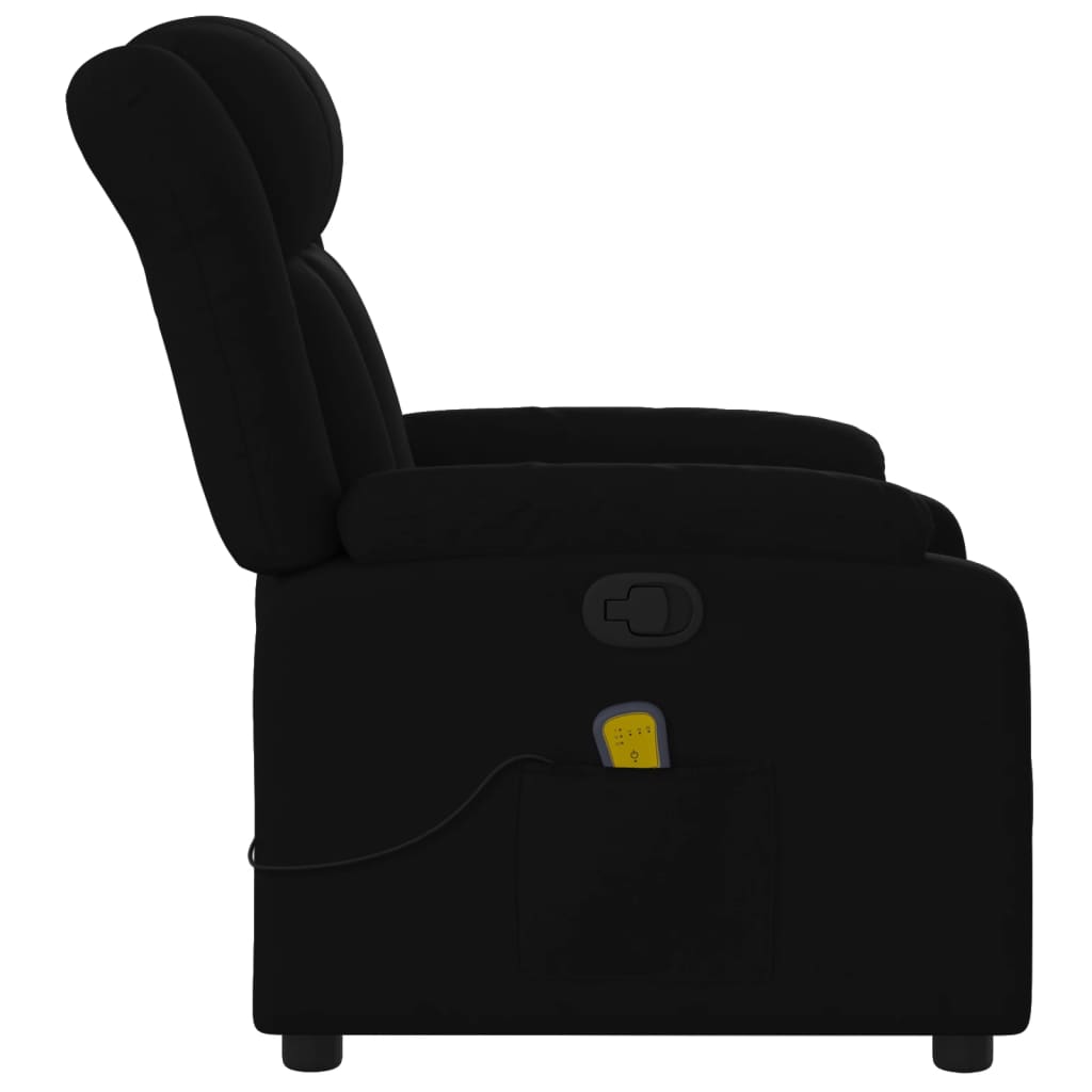 Massage-Relaxsessel, hellgrauer Stoff