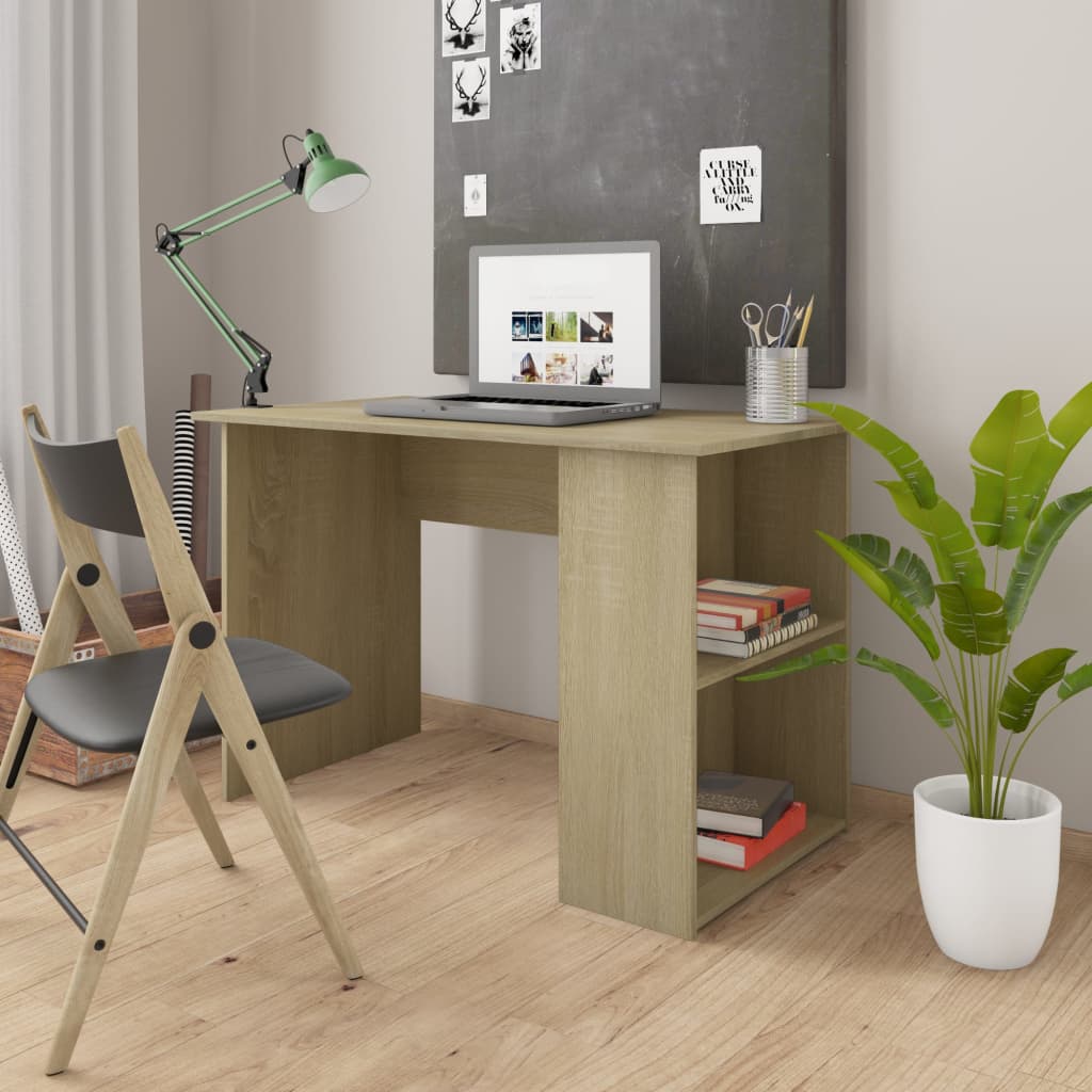 Schreibtisch Weiß 110x60x73 cm Holzwerkstoff