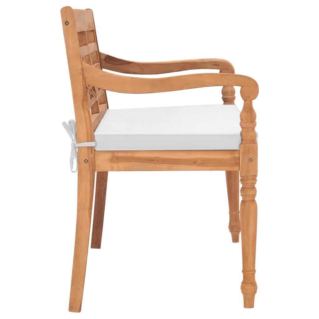 Batavia-Sitzbank 150 cm Massivholz Teak