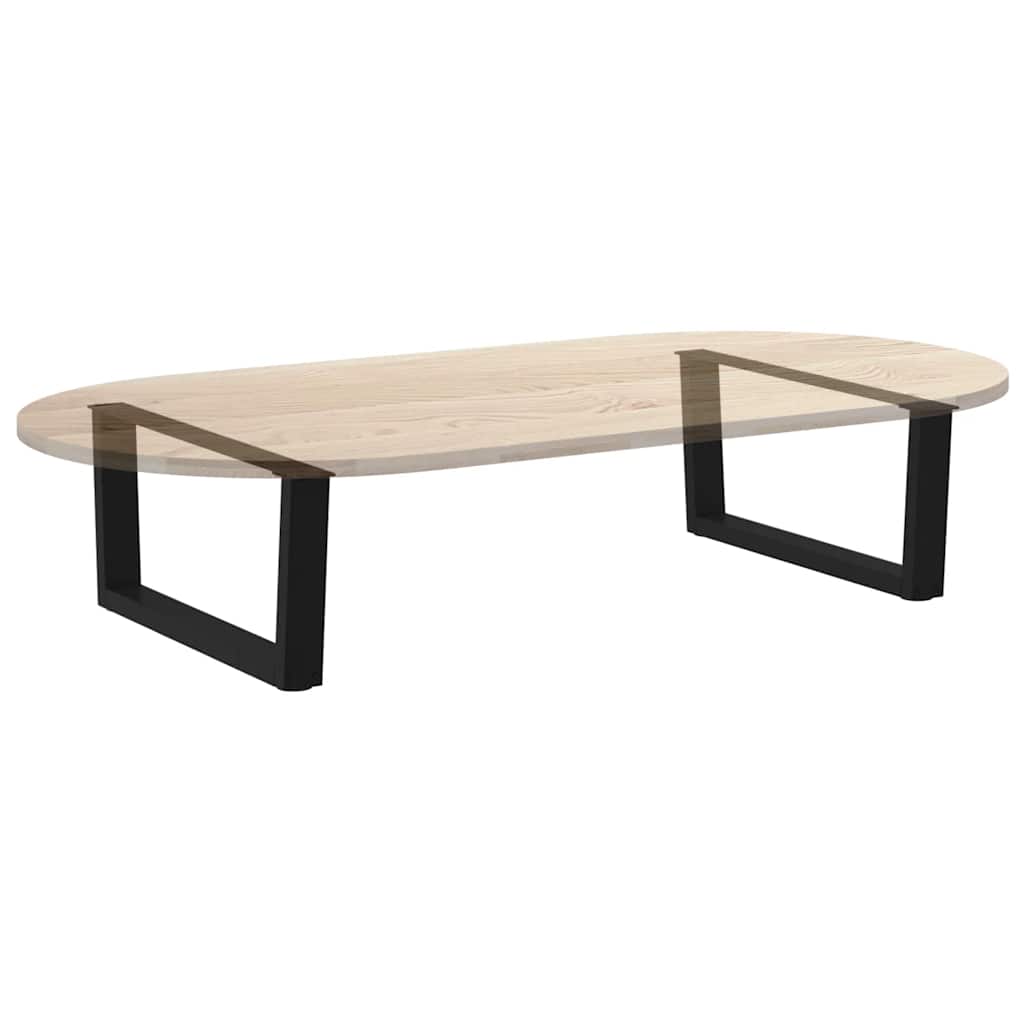 Couchtischbeine V-Form 2 Stück Schwarz 30x(30-31,3) cm Stahl