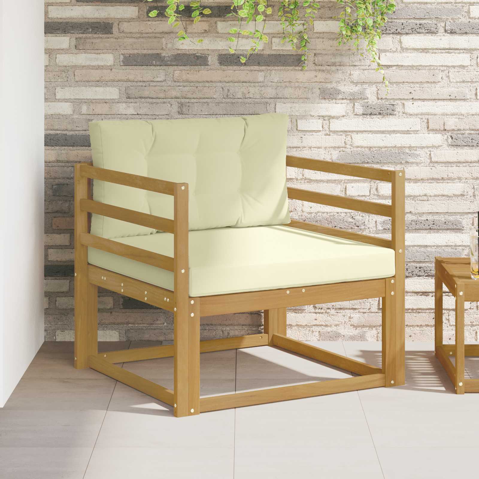 Outdoor Mittelsofa Natur