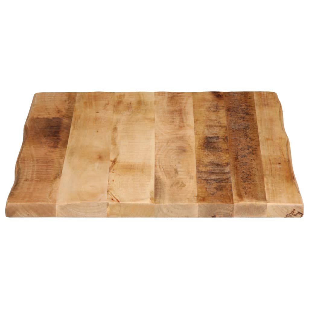 Tischplatte 40x40x2,5 cm Rechteckig Massivholz Akazie Baumkante