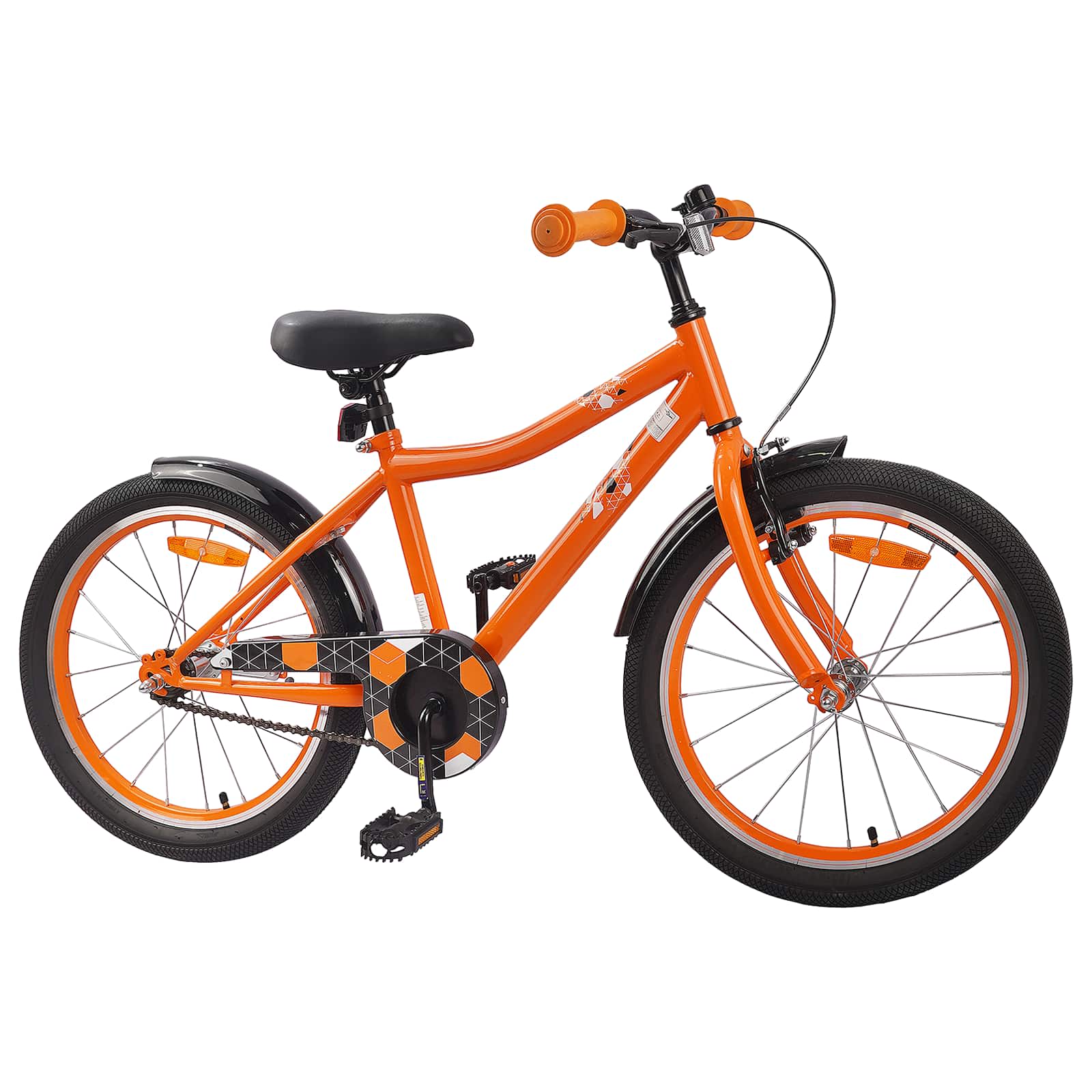 Kinderfahrrad 12 Zoll für 2-4 Jahre alt Schwarz