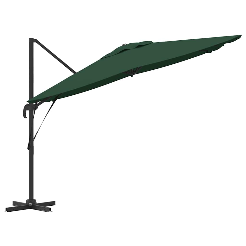 Roma Parasol Beige 286 x 284 x 265 cm Aluminium und Polyester