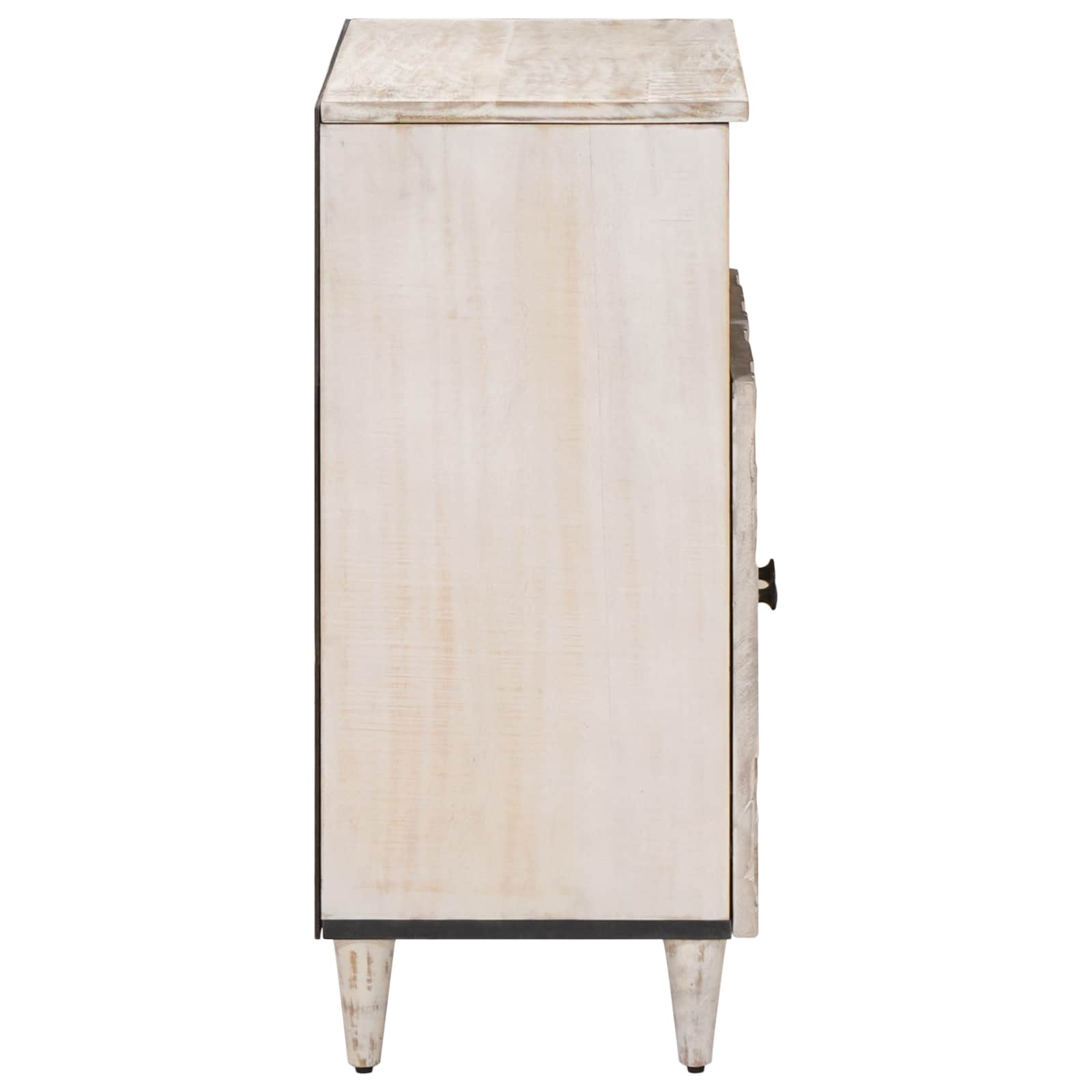 Sideboard mit Speicher Braun 60 x 33,5 x 75 cm Massivholz Mango