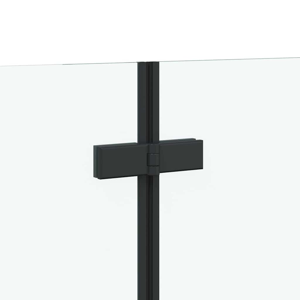 Duschabtrennung 120x68x130 cm Hartglas Gestreift