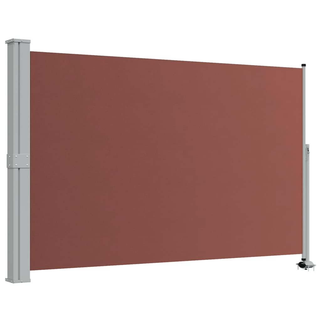 Seitenmarkise 60 x 300 cm 100% Polyester Eisen Stahl