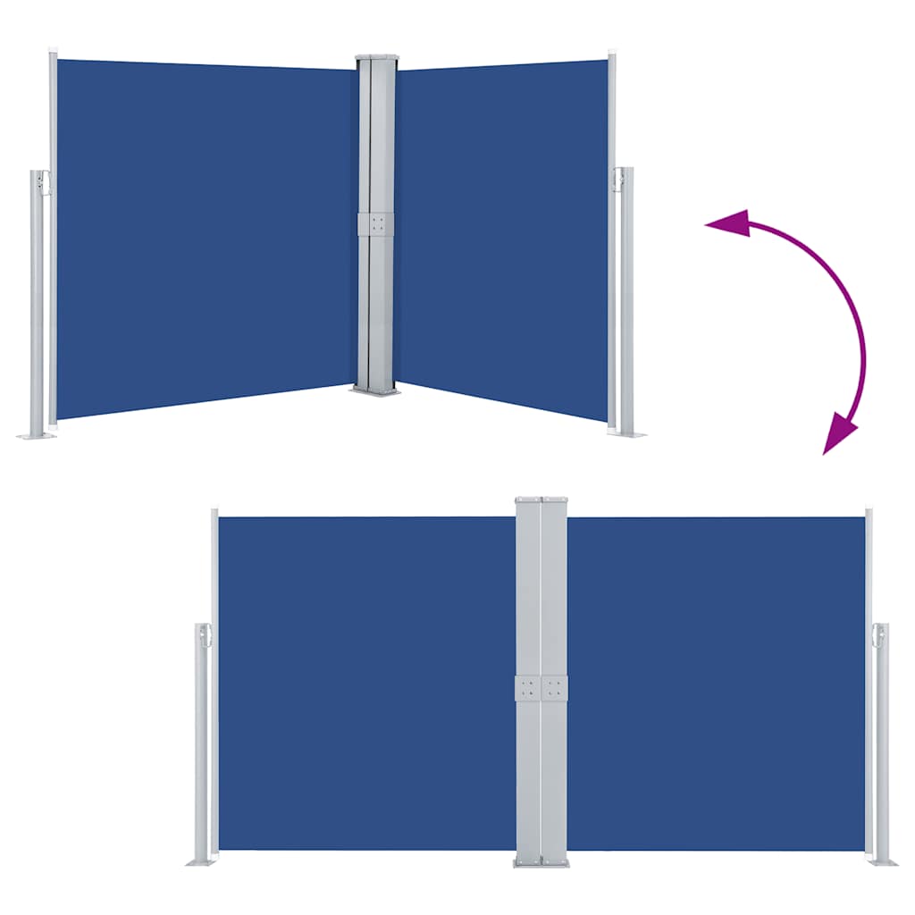 Ausziehbare Seitenmarkise 160×600 cm Braun