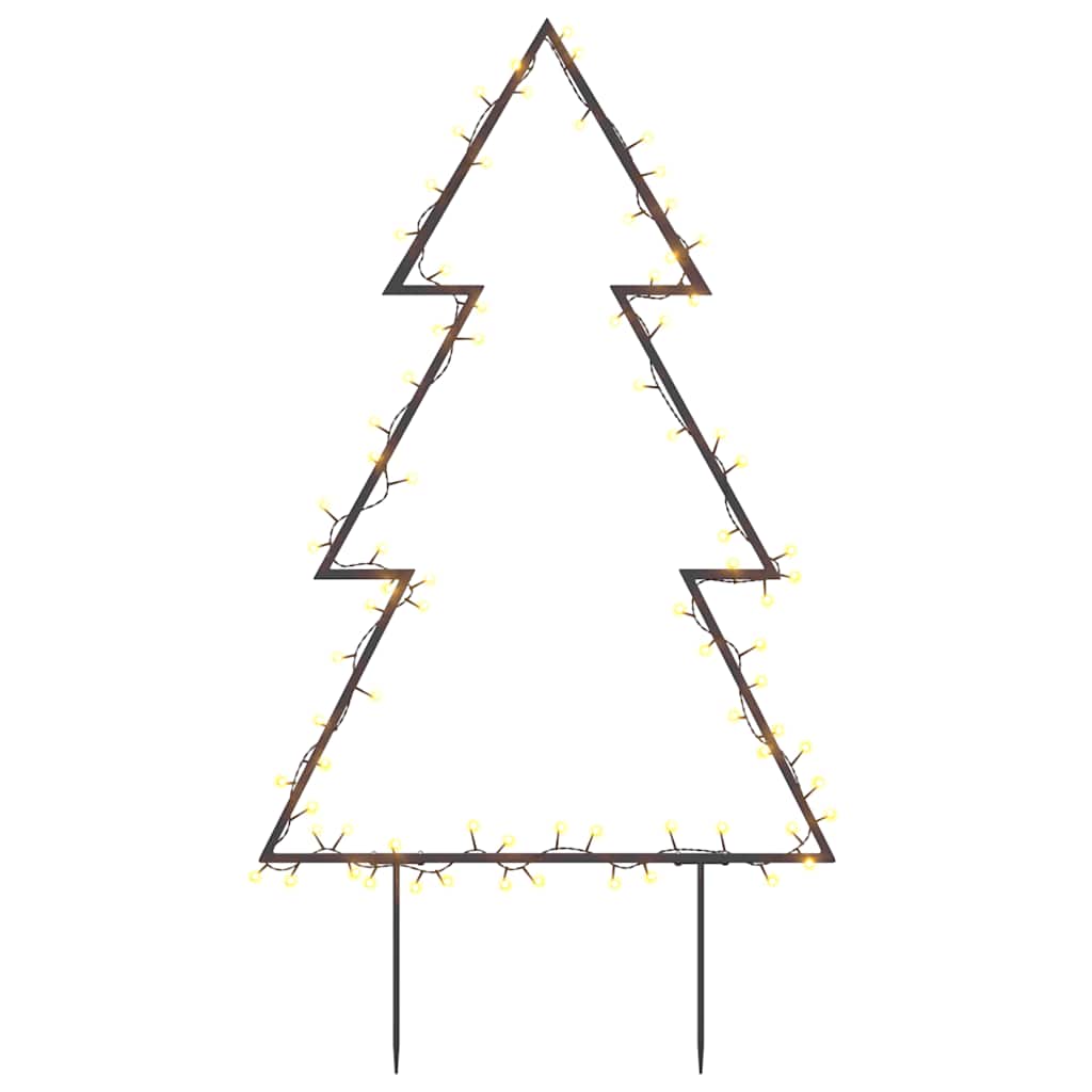 Weihnachtsbaum mit Erdspießen und 115 LEDs 90 cm