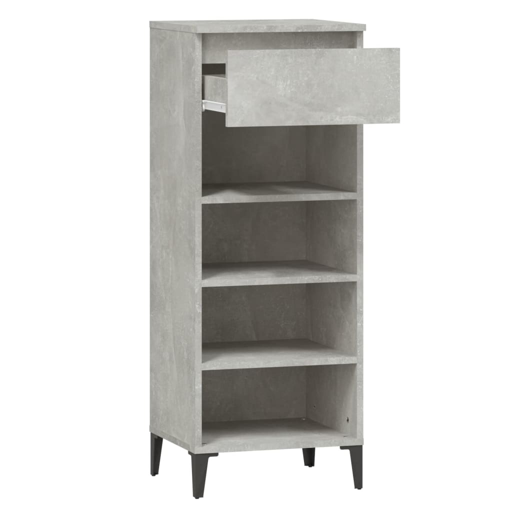 Schuhregal Weiß 40x36x105 cm Holzwerkstoff