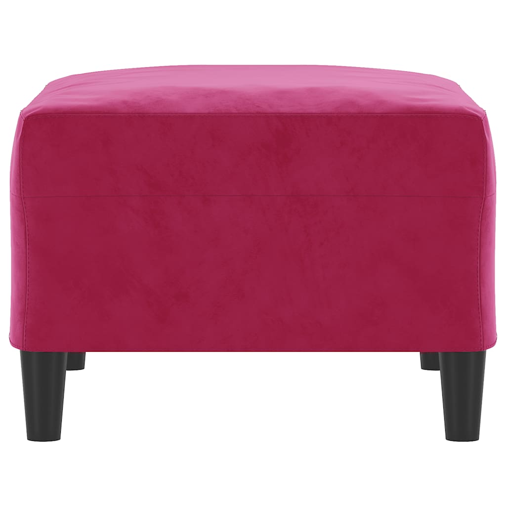 Fußhocker Hellgrau 60x50x41 cm Samt