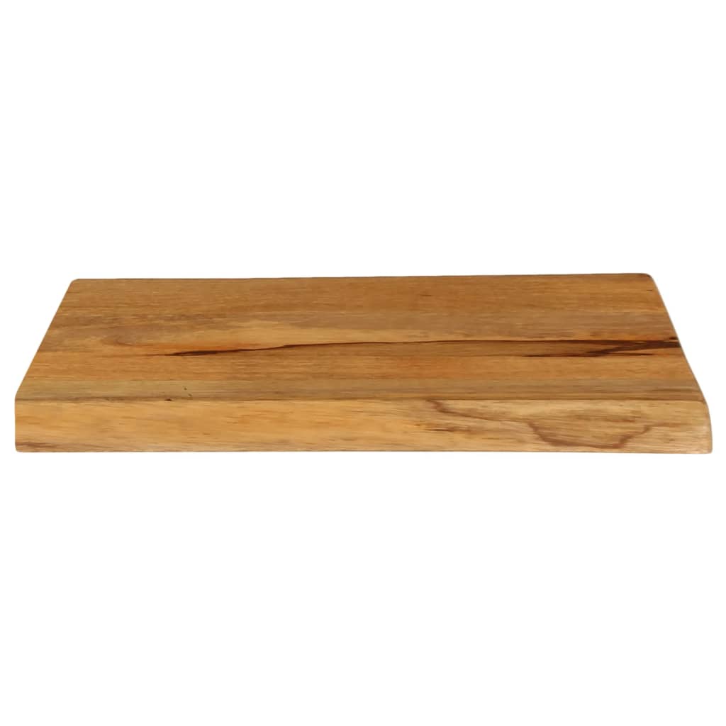 Tischplatte 40x40x2,5 cm Rechteckig Massivholz Akazie Baumkante