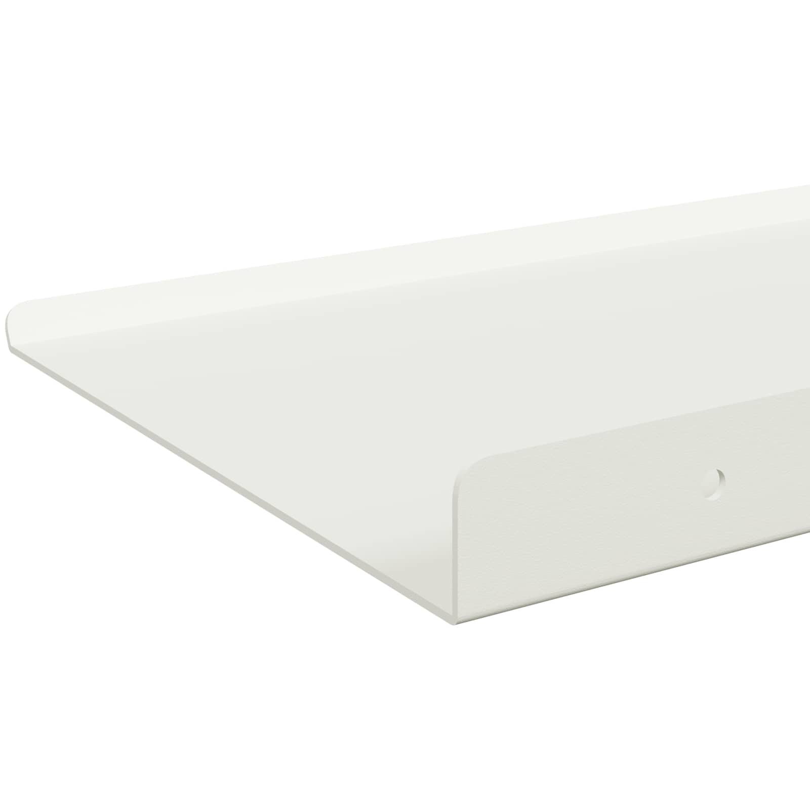 Schwebendes Regal 3 pcs Schwarz 40 x 9 x 2,5 cm Stahl
