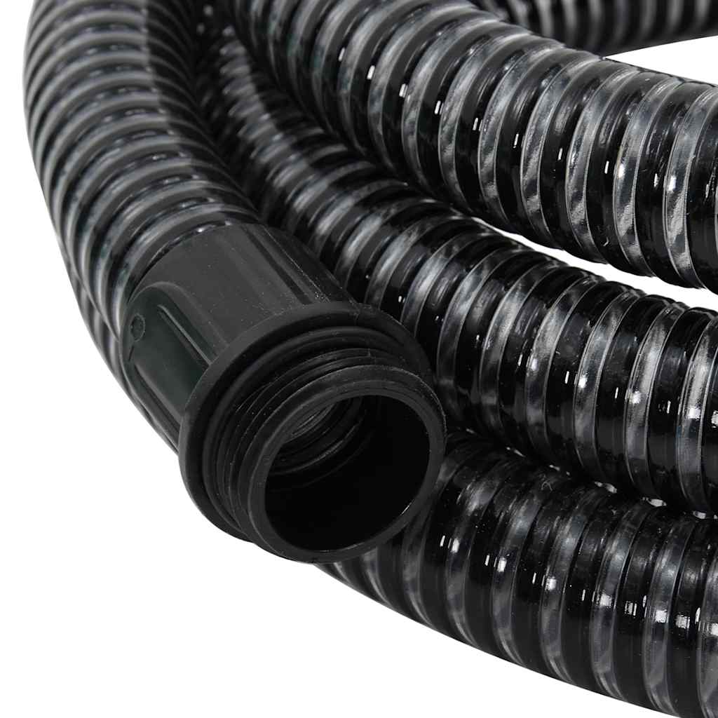Saugschlauch mit Messing-Anschlüssen Grün 1,1" 3 m PVC