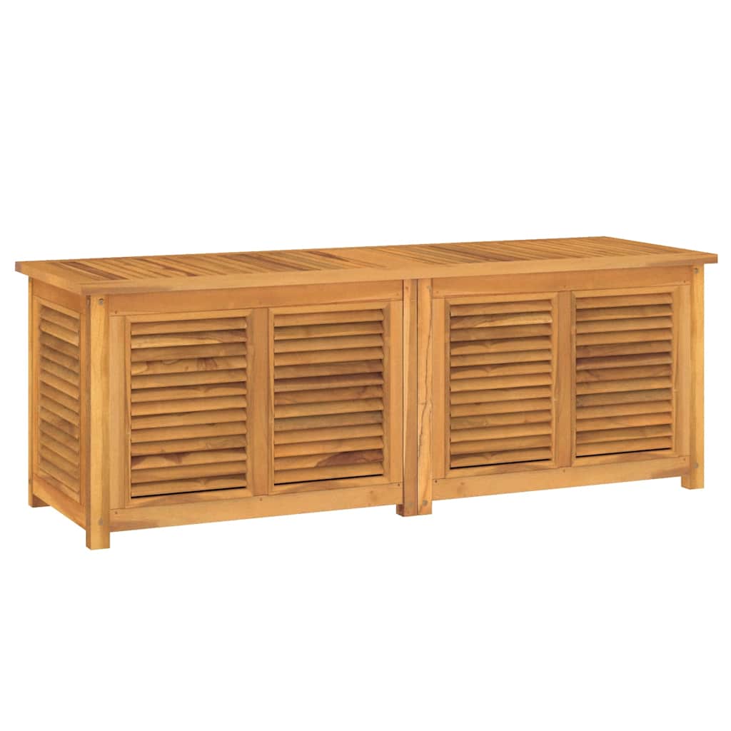 Gartenbox mit Beutel 60x50x58 cm Massivholz Teak