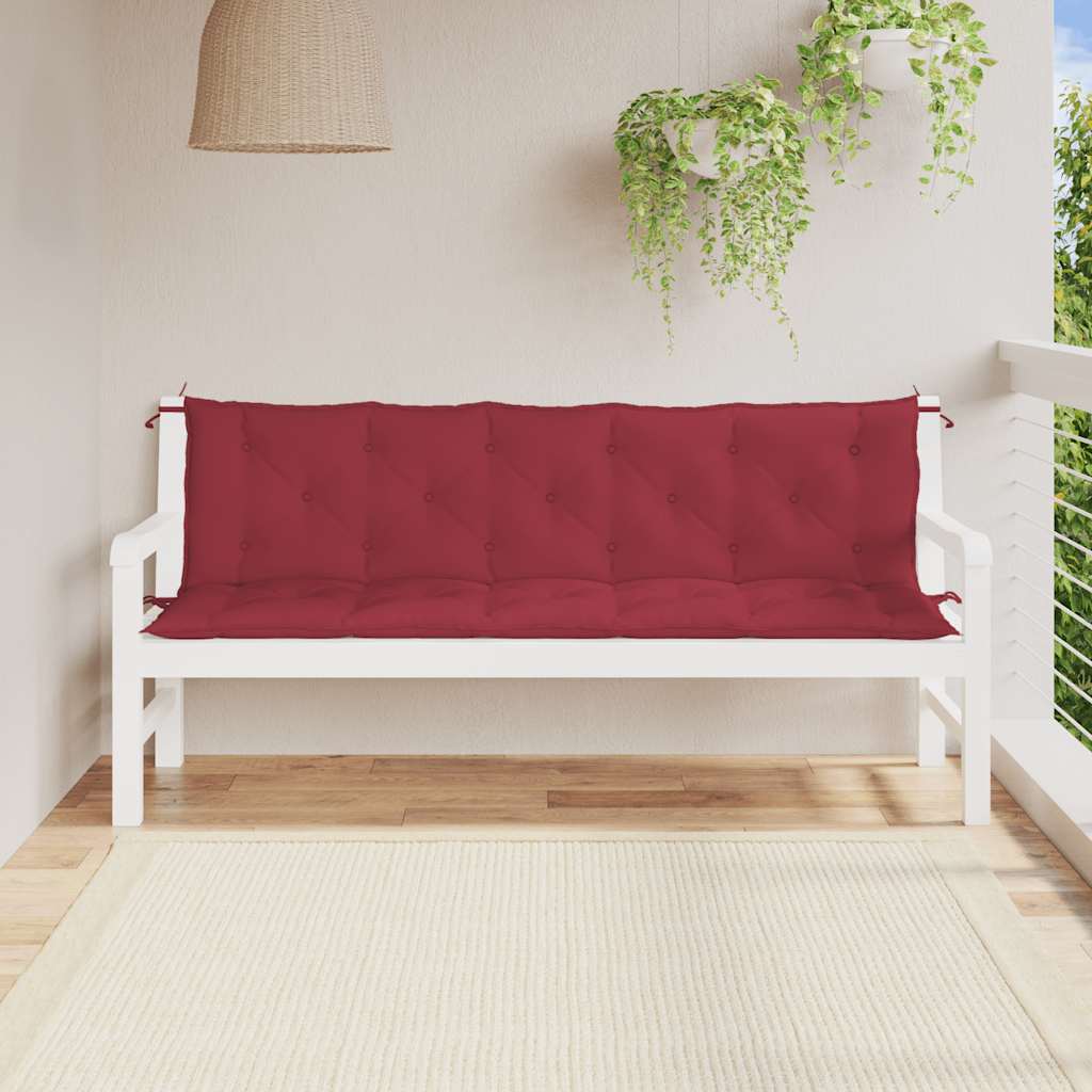 Gartenbank-Auflage Anthrazit 100x(50+50)x7 cm Oxford-Gewebe