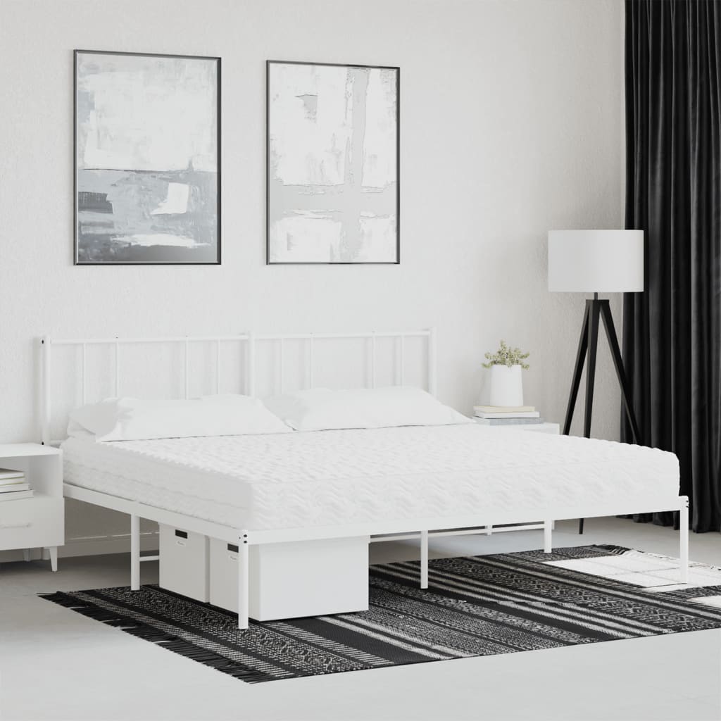 Schaumstoffmatratze Weiß 80x200 cm Härtegrad H2 H3
