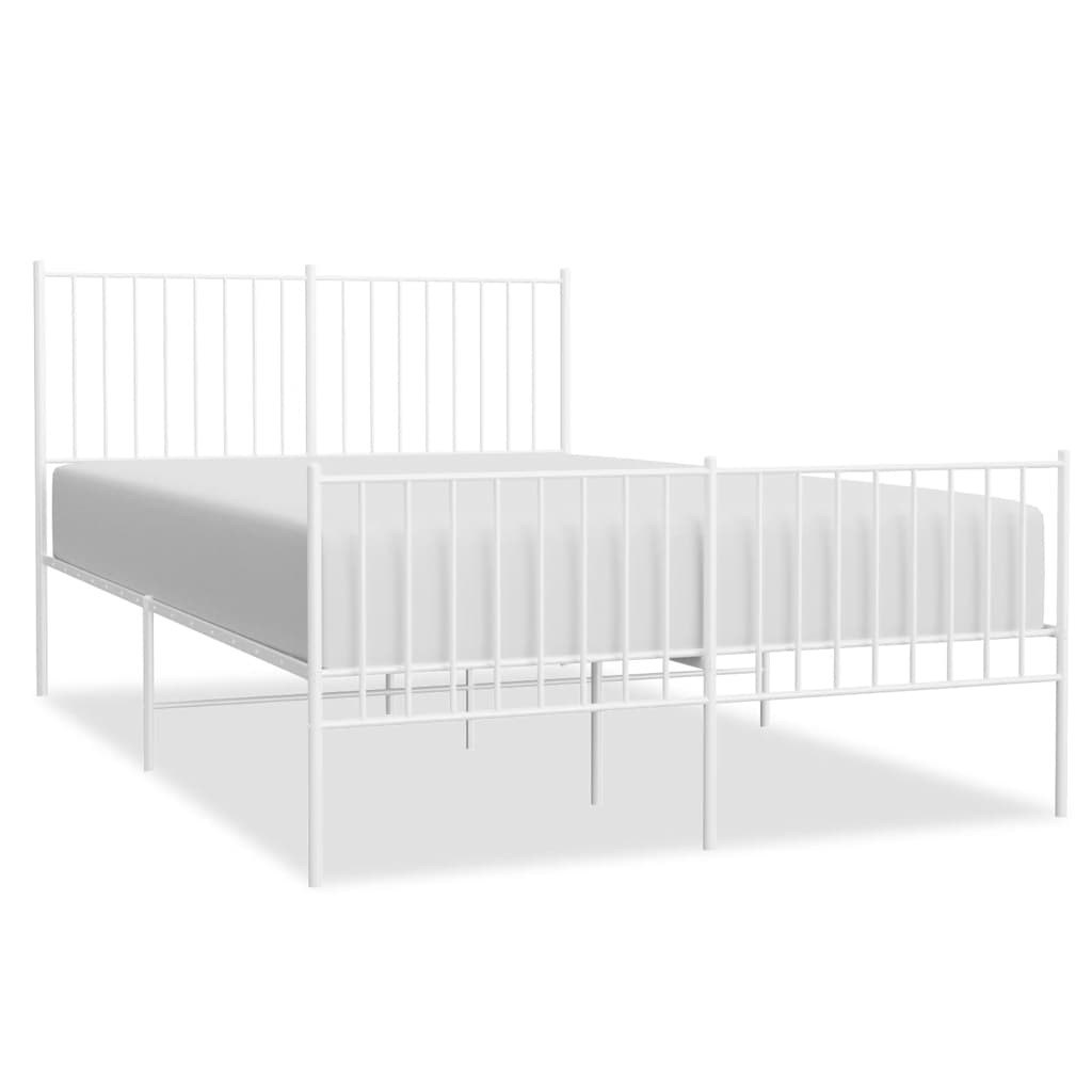 Bettgestell Metall Schwarz 75x190 cm
